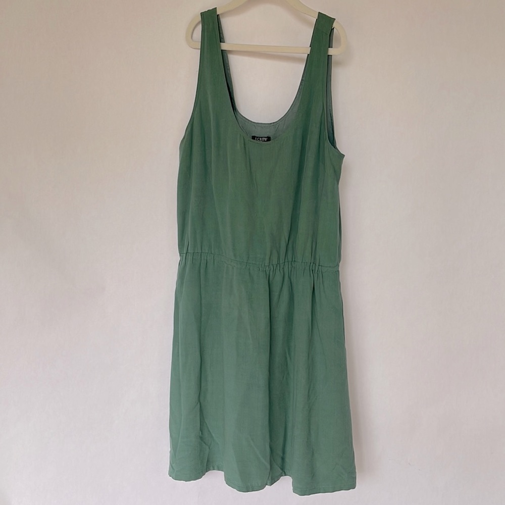 Green J.Crew Dress